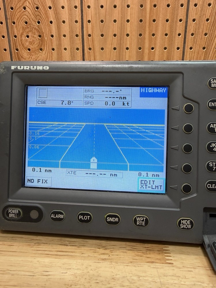 Furuno GP-1850DF Navionics GPS Chartplotter w/Sounder Tested Working With Case