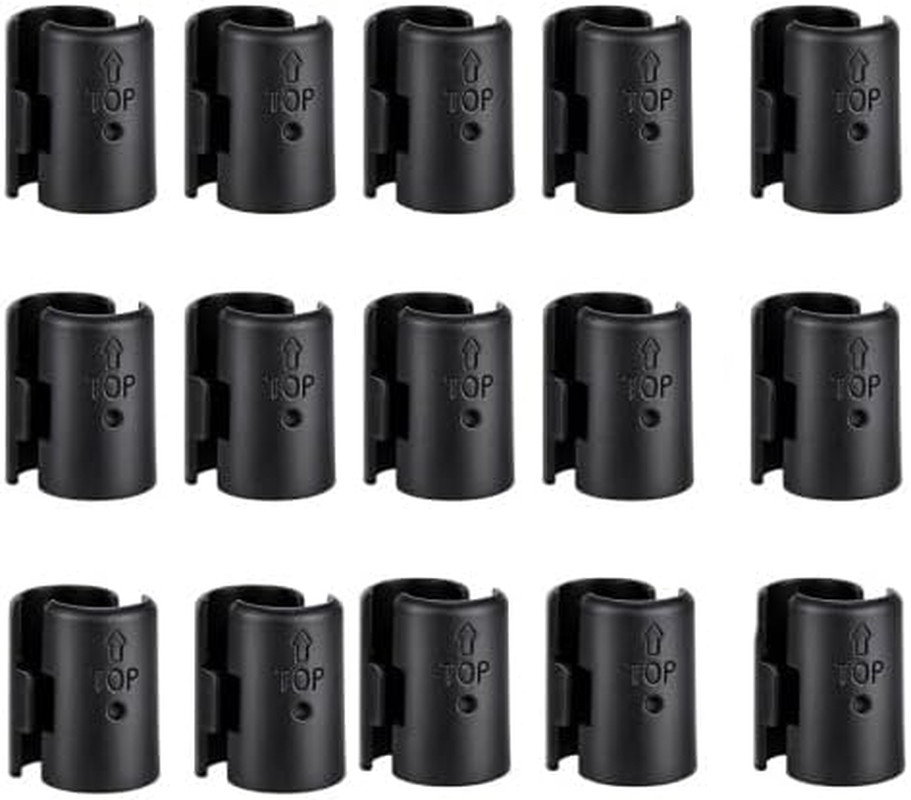 30 Pcs15 Pair Wire Shelf Clips for 3/4 Inch Post Universal Metal Shelving Access