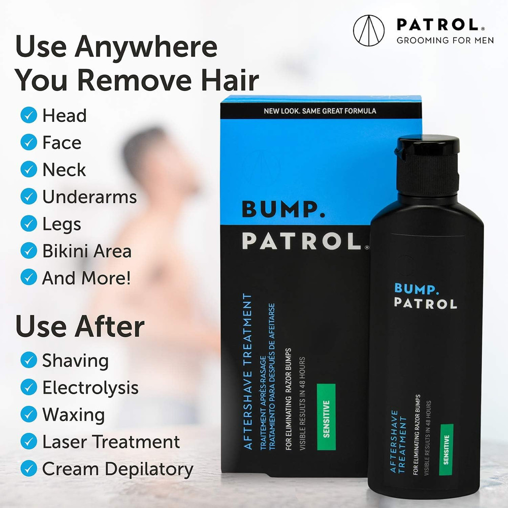 Bump Patrol Sensitive Strength Aftershave Formula - Gentle after Shave Solution