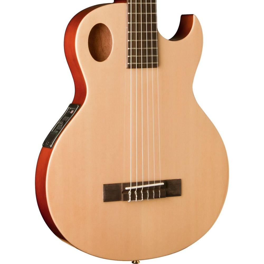 Wasbhurn EACT42S Thinline Nylon String Classical Acoustic Electric Guitar