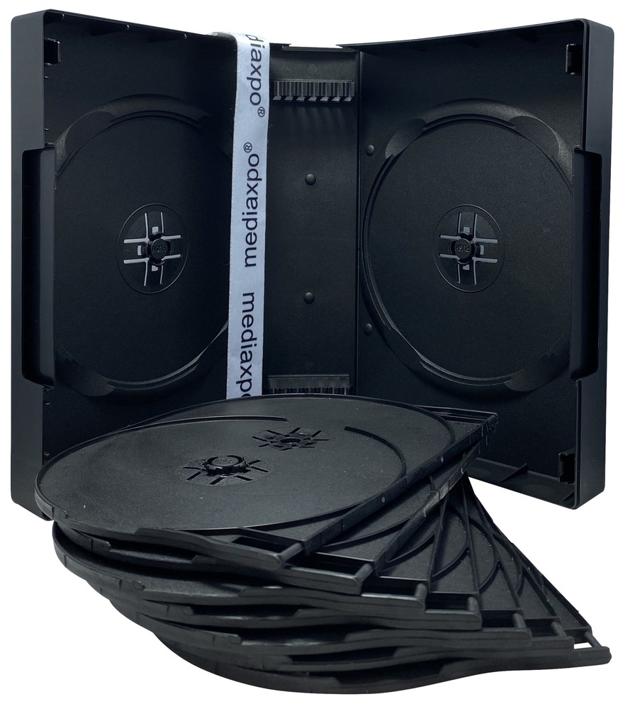 40 Black 16 Disc DVD Cases & 100 OPP Bags