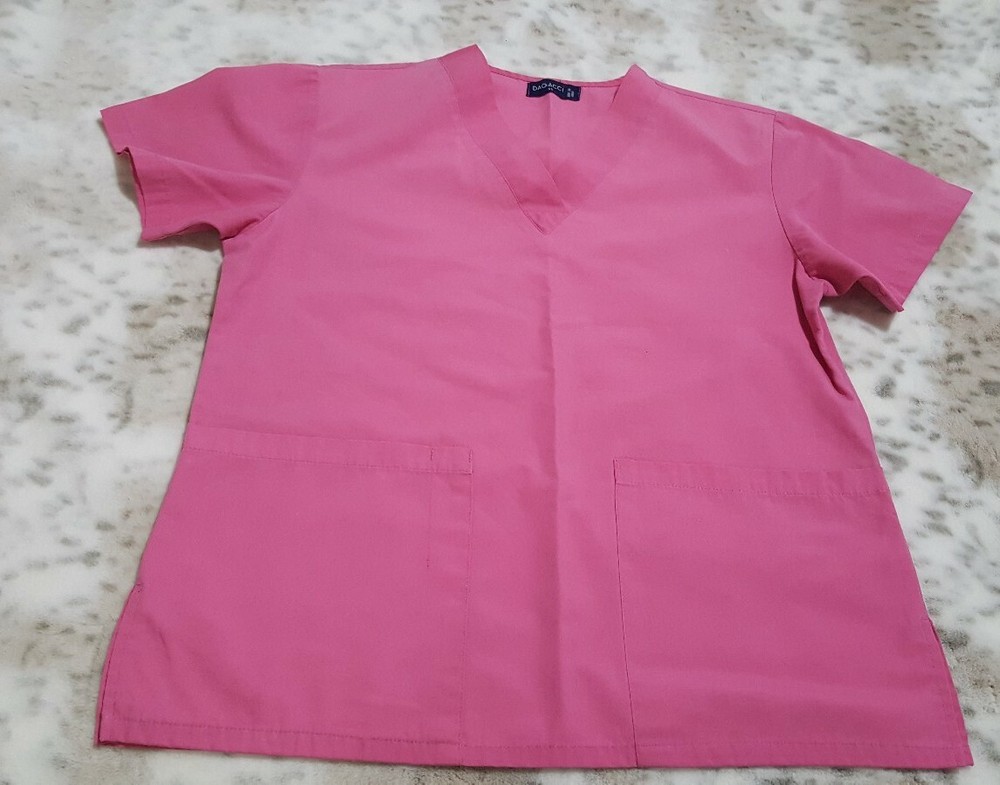 Dagacci Scrub top size XS pink color