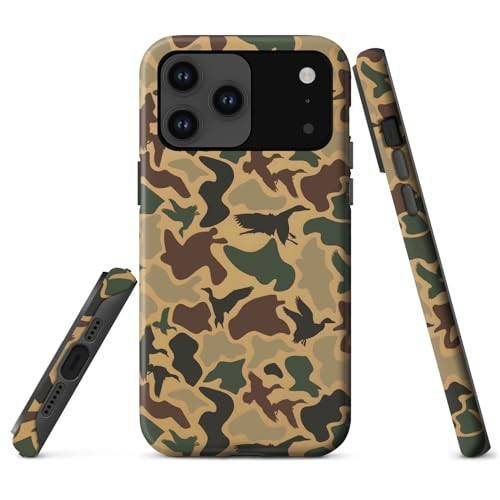 Generic Case Compatible with iPhone for iPhone 17 Pro Max Camo Camouflage Duck
