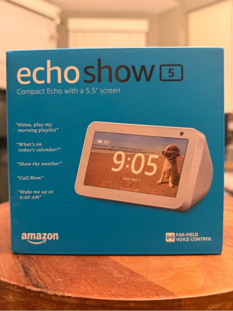 AMAZON ECHO SHOW 5 1ST GEN - WHITE