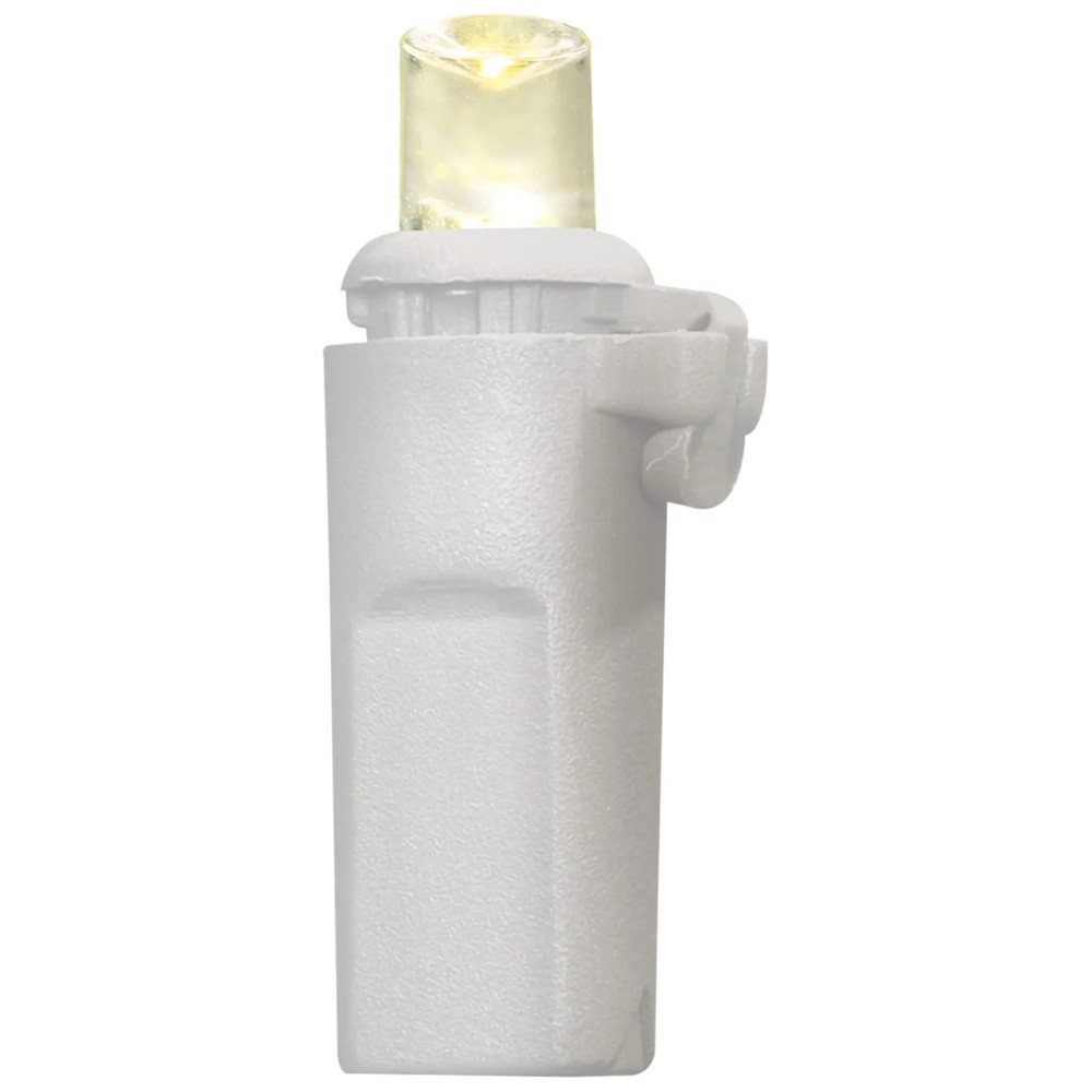 New ! 200-Count LED 8 Function-Sync Icicle Christmas Lights, Warm White, 24'