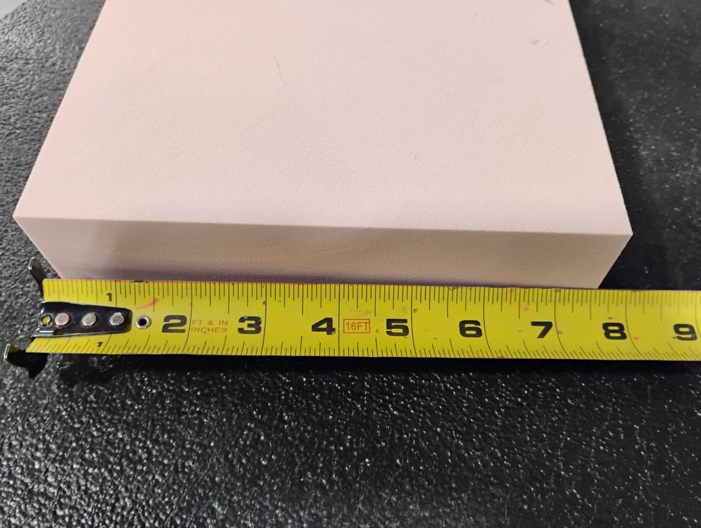 Urethane Tooling Board Foam Pattern Mold Prototype 2" x 9" x 7.5" PBLT-20