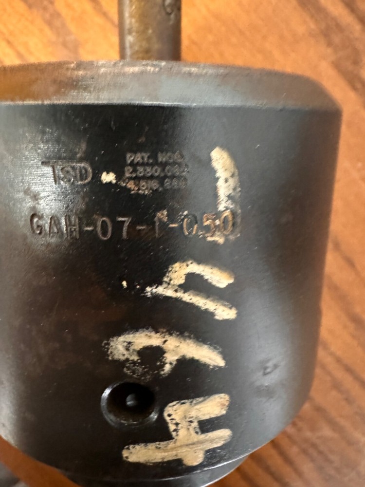 TSD MICROBORE GAH-07-1-050 ADJUSTABLE BORING HEAD FOR 1/2" BAR. 1" SHANK.