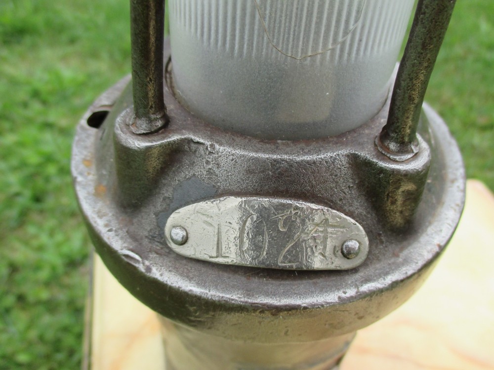 Antique authentic Miner Davy Safety Lamp Iron KGO