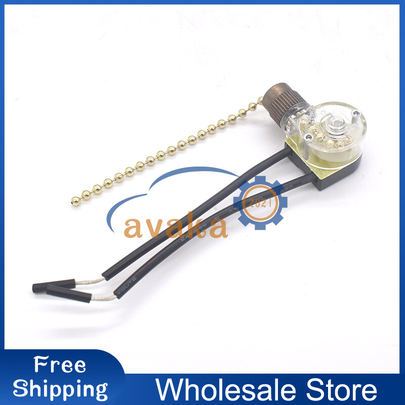 Pull Chain Ceiling Fan Light Switch ZE-119 For Hunter Harbor Breeze Hampton Bay