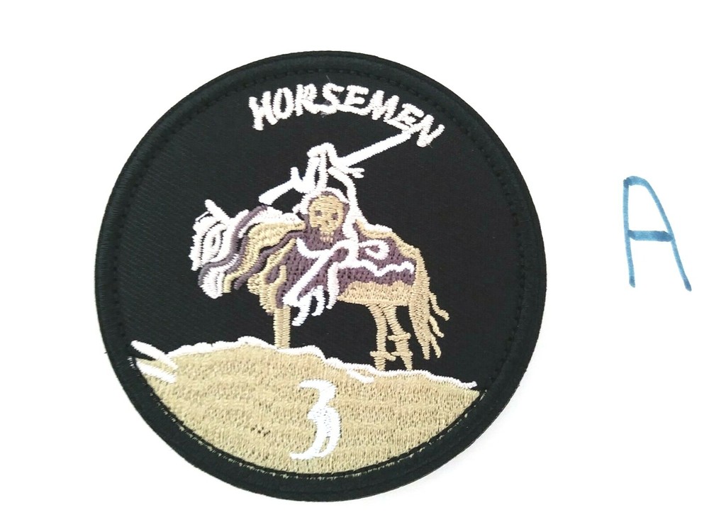 1 pc SEAL TEAM 3 HORSEMEN Emb patch Hook back
