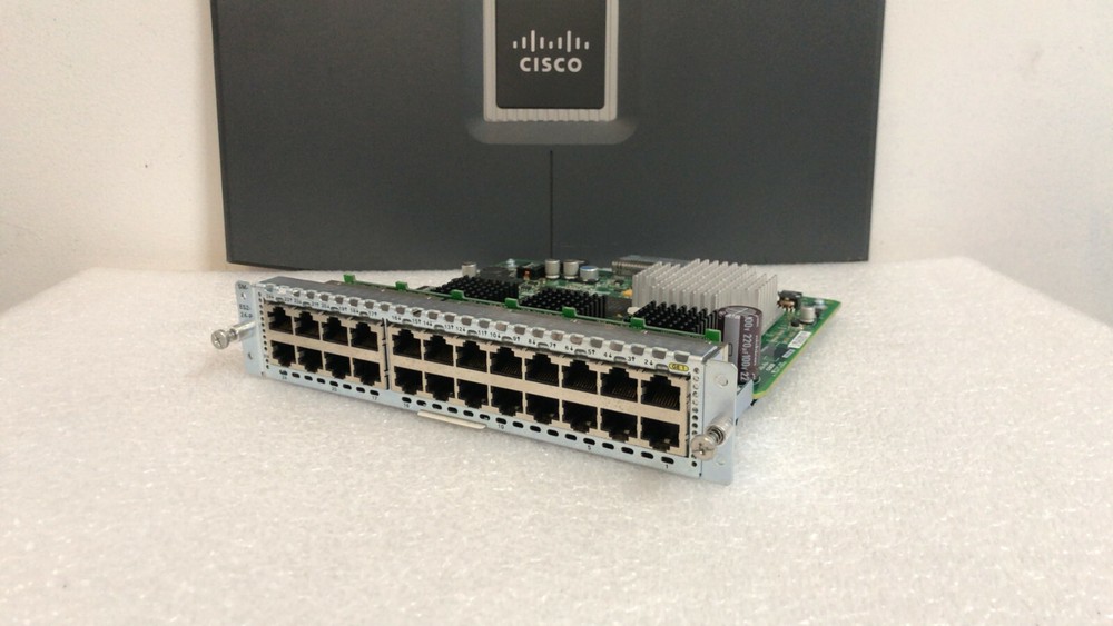 CISCO SM-ES2-24-P PoE+ 24-Port Enhanced Layer 2 EtherSwitch Module TESTED SM-ES2