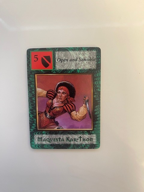 Dragonlance Fifth Age 1996 TSR Fate deck card