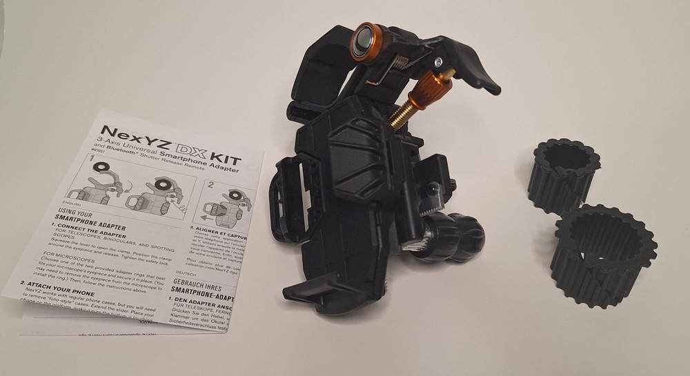 Celestron NexYZ 3-Axis Smartphone Adapter no Bluetooth remote