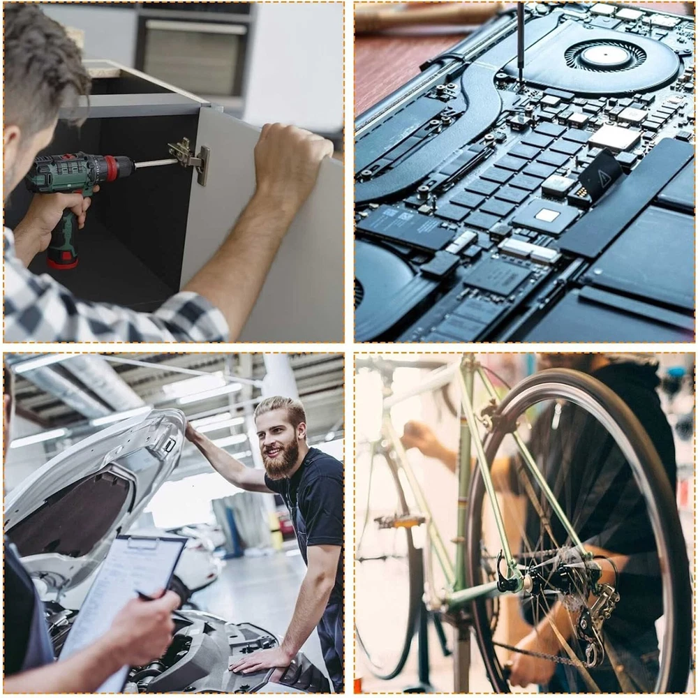 Tamper Proof Security Torq Hex Star Spanner Tri Wing Screwdriver 33 Torx Bit Set