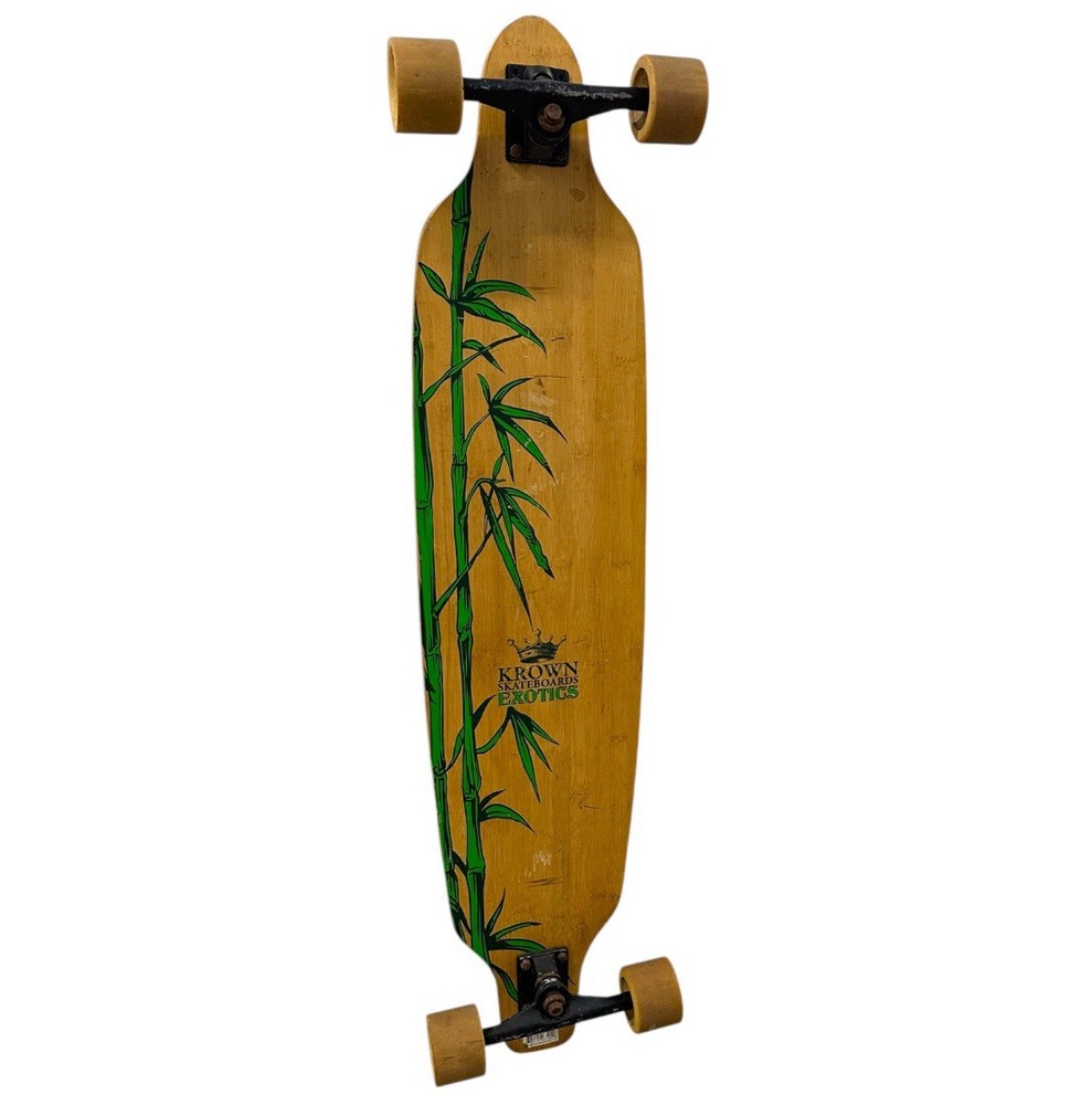 Krown Skateboards Exotic Bamboo Drop-Through 42” Longboard