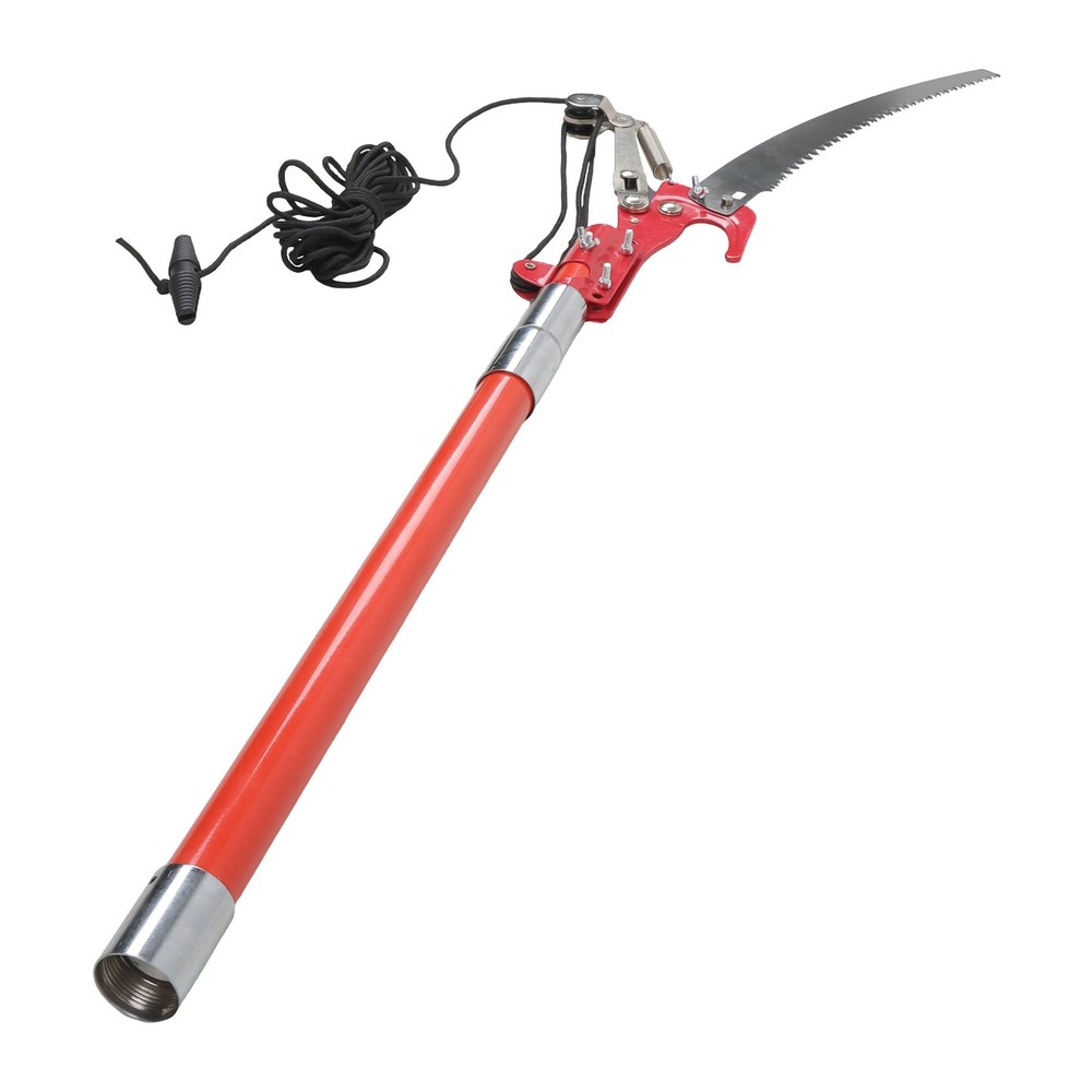 1 × 30ft Pruner Saw Combination Extendable Tree Trimmers Section 9 Orange New