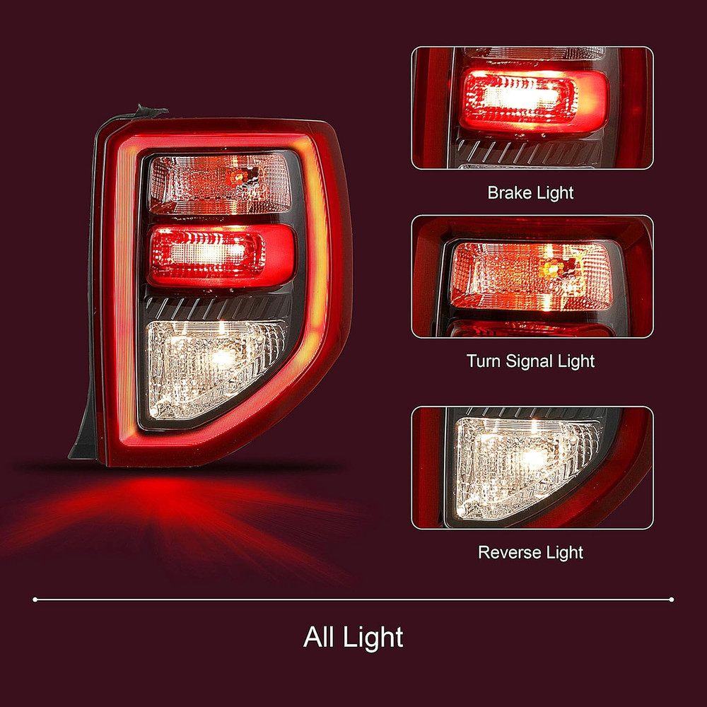 Tail Lights Assembly Includes Light Bulb Harness Compatible with Ford Bronco Spo