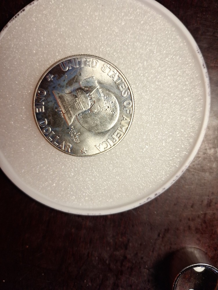 #08-1976 S Proof Eisenhower Bicentennial “Ike Silver Dollar” type 2 Silver