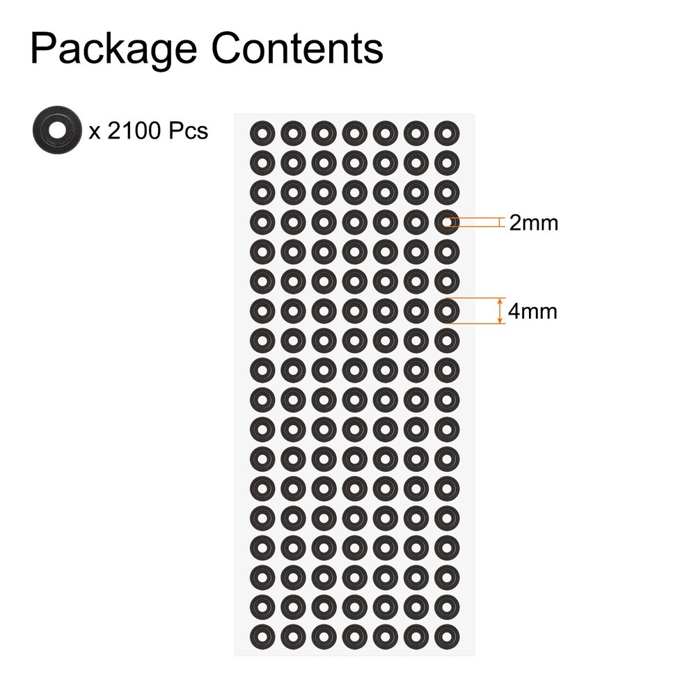 2100Pcs 3D Scanner Markers 2mm for 3D Scanner, 3D Tracking Dots