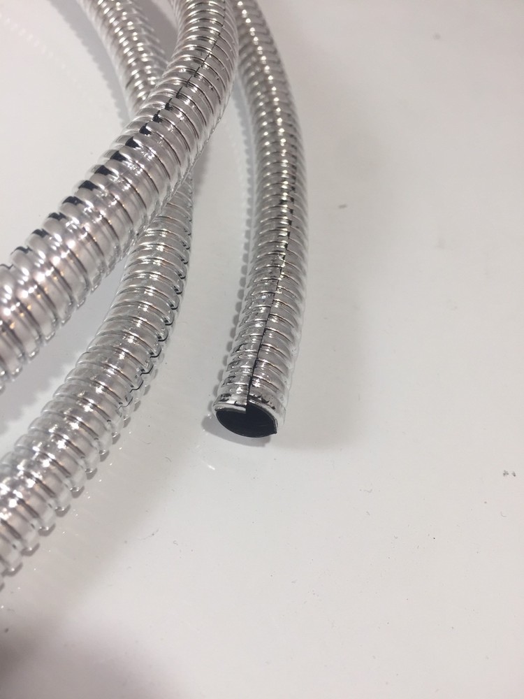 Wire Loom 1/4" Diameter 72" Long Universal (Chrome)