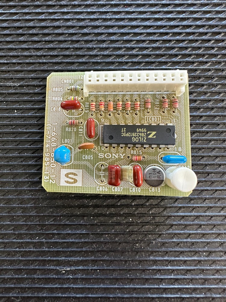 Sony PVM-20M2MDU "S" Caption Decoder PCB 1-668-850-12