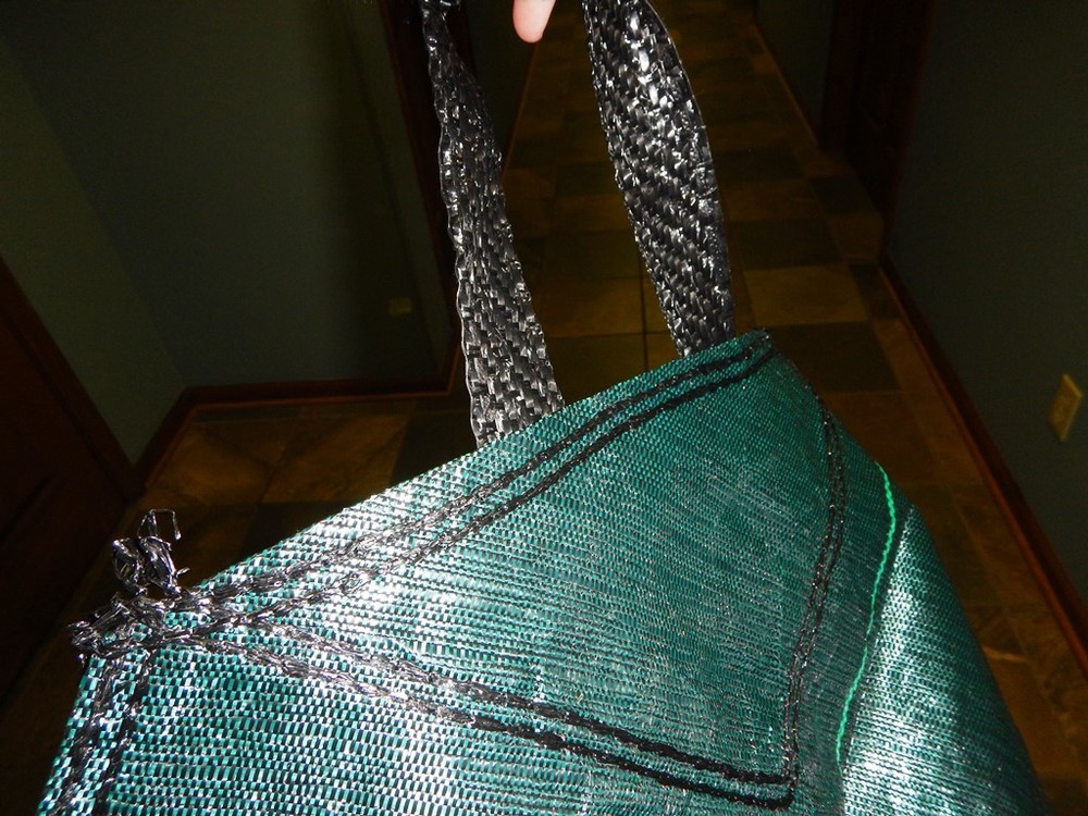 DeWitt 9' x 9' Hunter Green Leaf Hauler Tarp