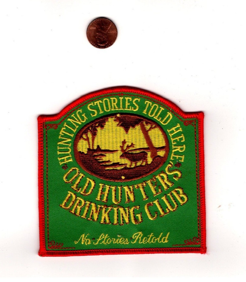 Old Hunters Drinking Club, Large Version Beautiful Patch