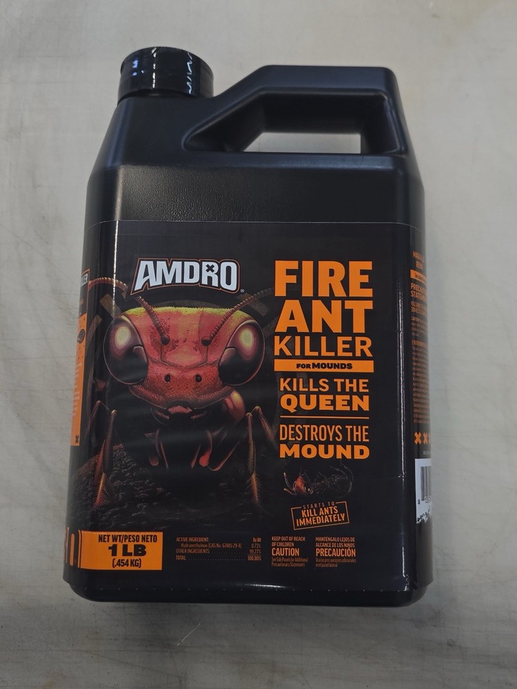AMDRO Fire Ant Bait Killer Granules Hydramethylnon - 1 Lb.