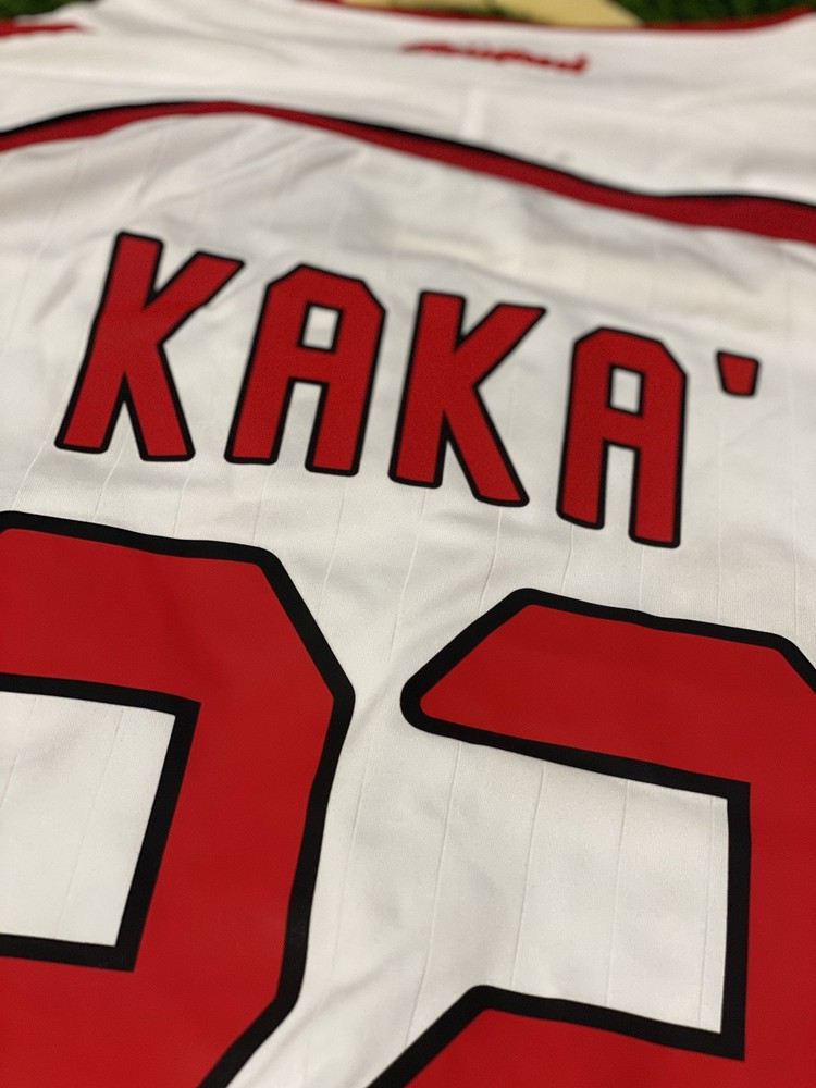 AC Milan Kaka 2007 CL Final Retro Jersey Men's Medium