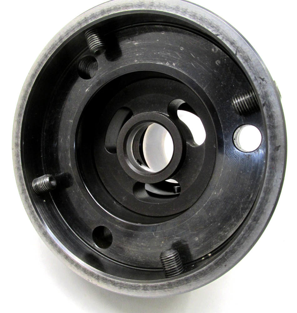 AS-IS! ATS 5C LOW-PROFILE TRUE LENGTH CNC COLLET CHUCK w/ PLAIN BACK MOUNT #5CTL