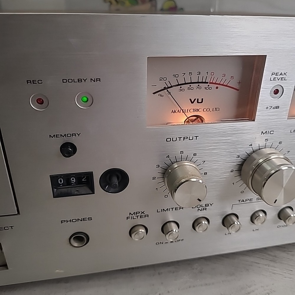 Akai Cassette Deck CS-707D Recorder Vintage See Description