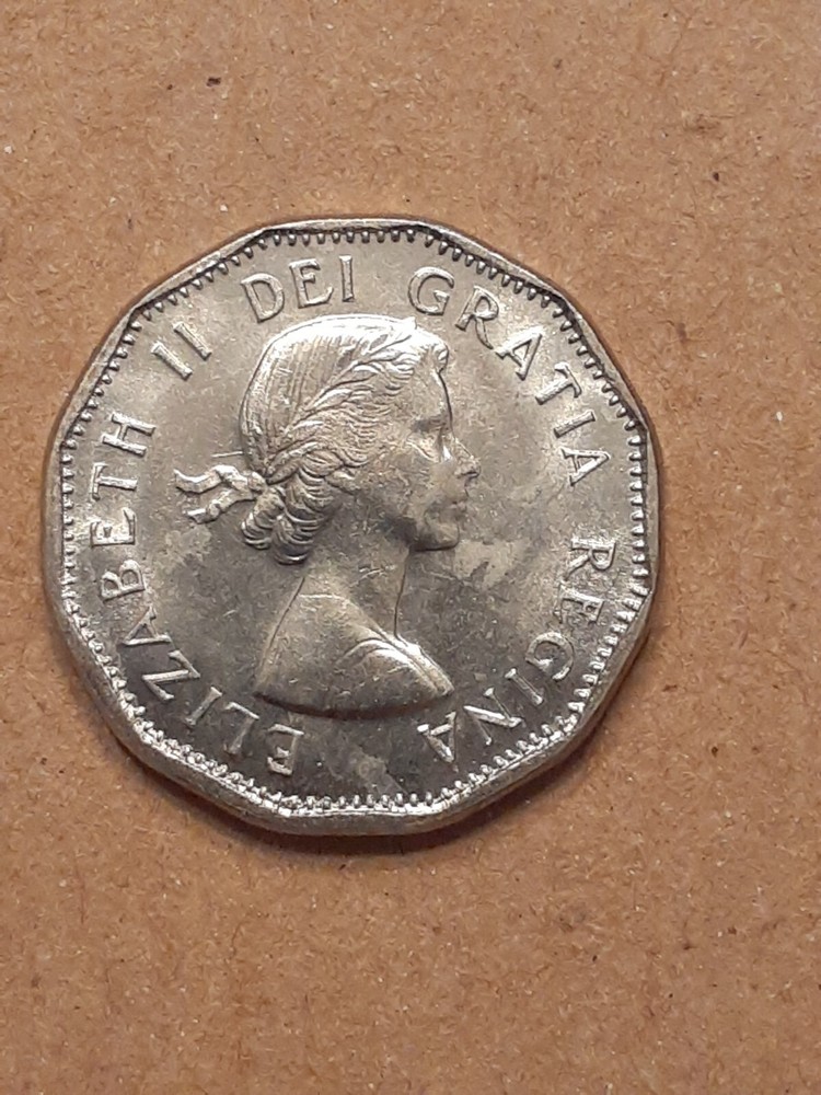 1960 FIVE CENTS CANADA
