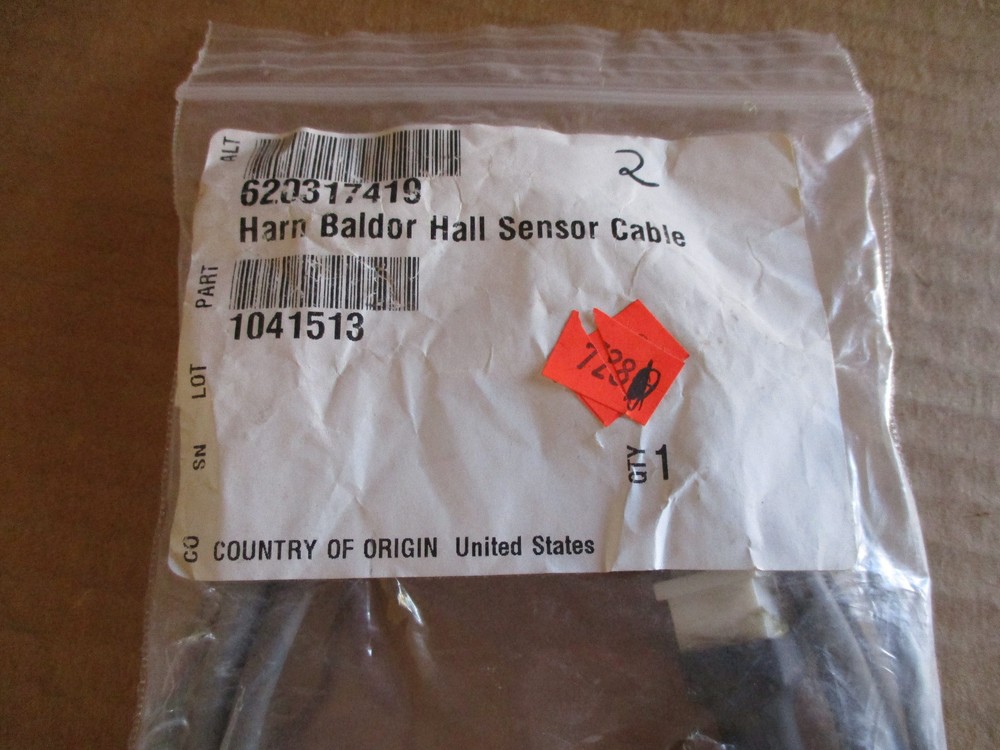 *NEW Cornelius 620317419 Baldor Hall Sensor Cable