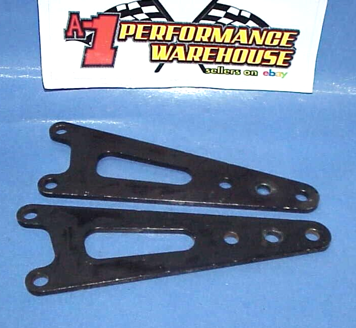 2 Billet Aluminum Quick Change Rear End Pull Bar/Torque Upper 3rd Link Brackets