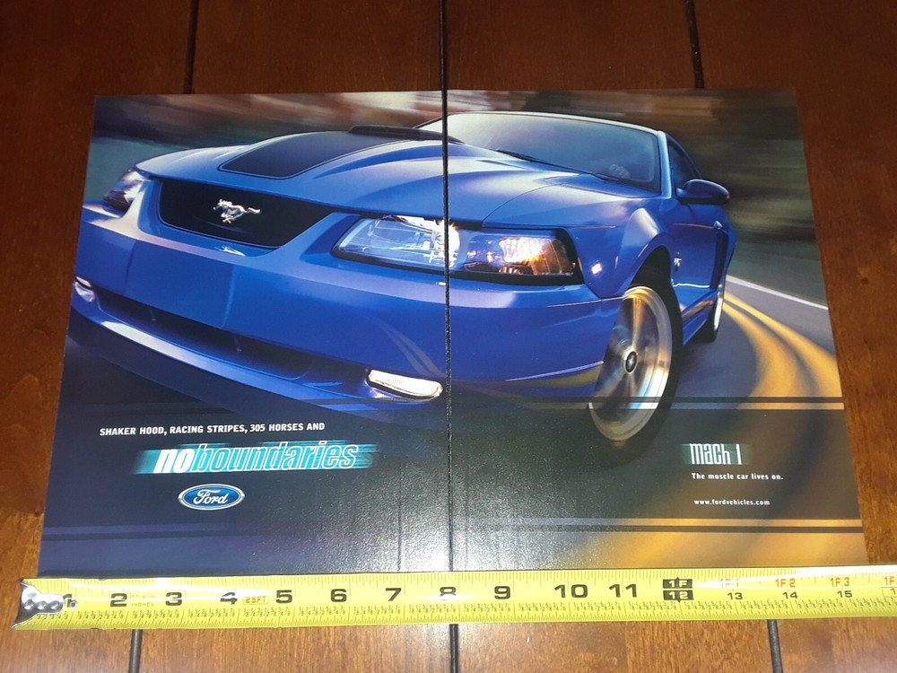 2003 MUSTANG MACH 1 ORIGINAL 2 PAGE AD