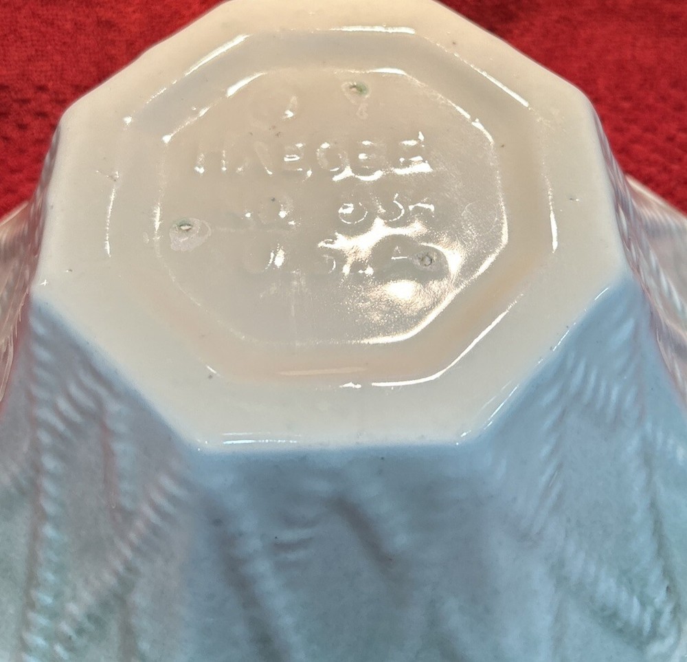 Vintage HAEGER embossed diamond rope design PLANTER