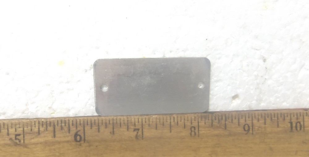 USA - A62LAV – Name / Identification Plate (NOS)