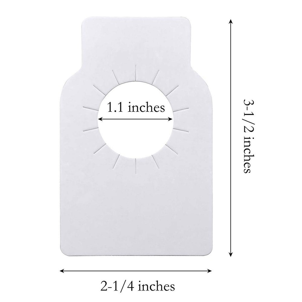 Wine Bottle Tags White Paper Double Sided Wine Bottle Hanging Tags 200 Count