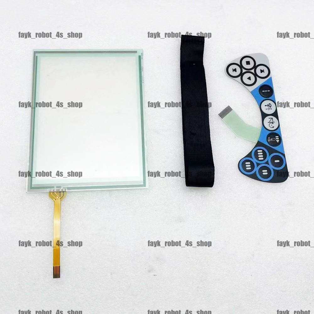 For ABB DSQC679 robot teach pendant pad Touch panel+overlay+hand strap in stock