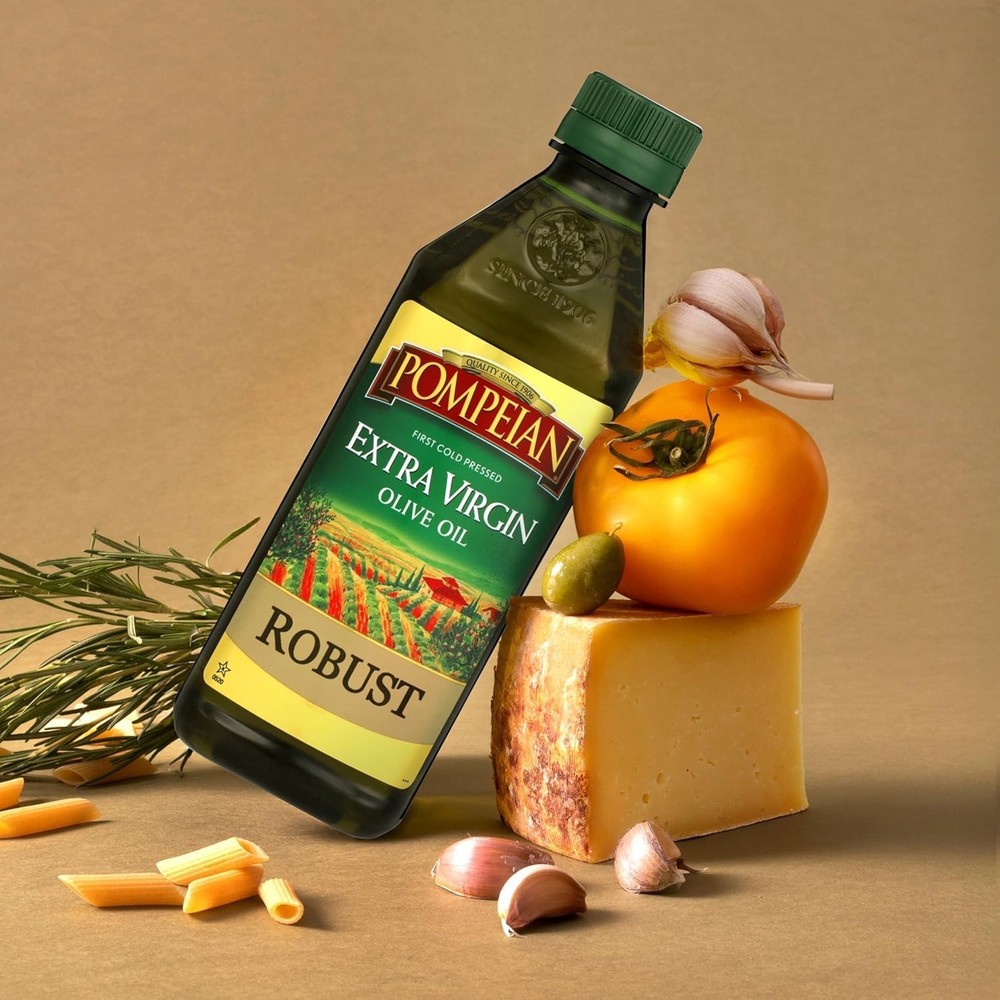 Imported First Cold Pressed Robust Extra Virgin Olive Oil - 16 Fl Oz, Kosher