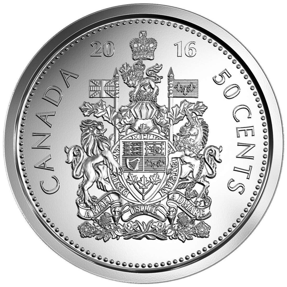 Canada 2016 Canadian 50 Cent Half Dollar Coin Uncirculated
