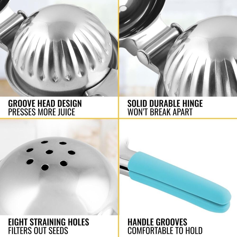 Zulay Lemon Squeezer - Stainless Steel