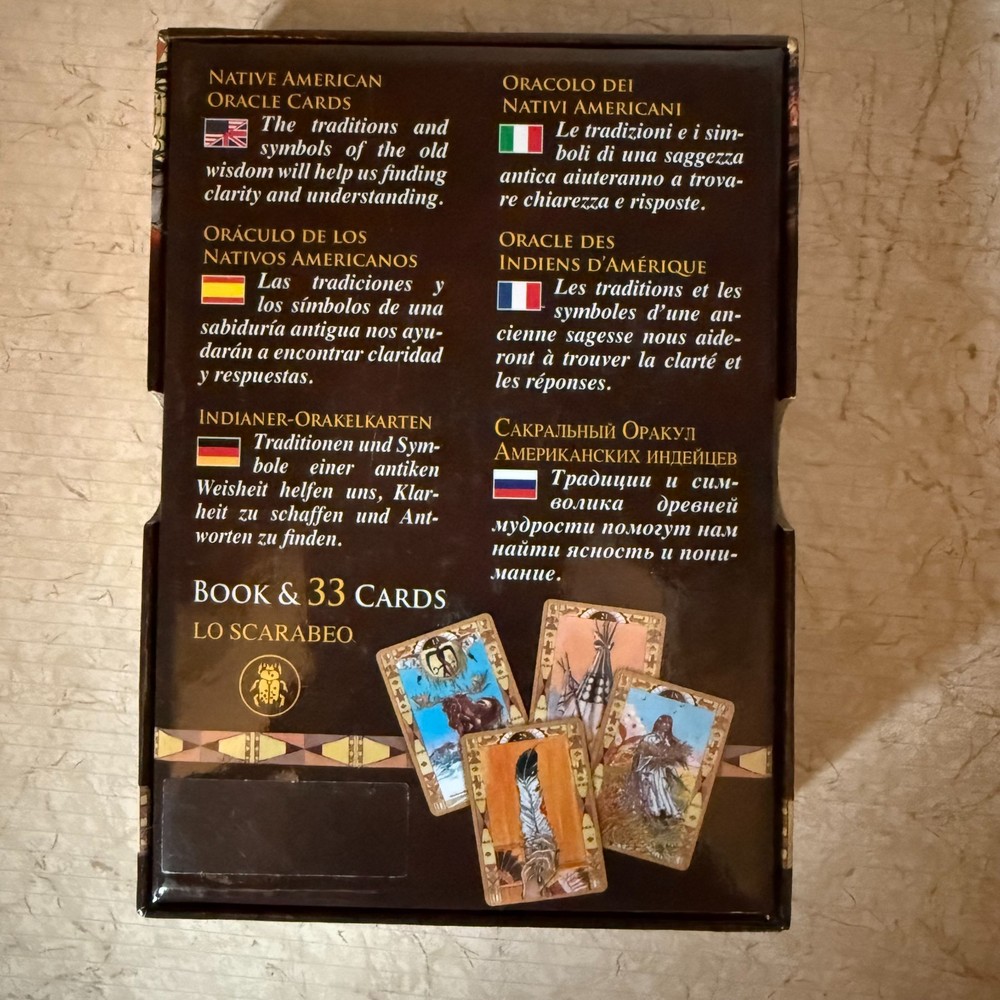 Native American Oracle Cards by Massimo Rotundo Indian