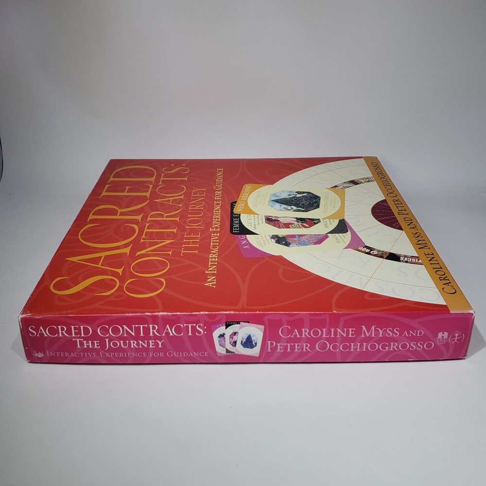 Sacred Contracts the Journey Interactive Tarot Cards Board Game Complete