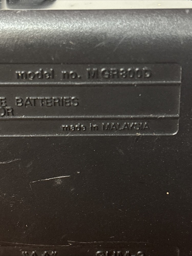 Sanyo MGR-800D AM/FM Portable Cassette Player