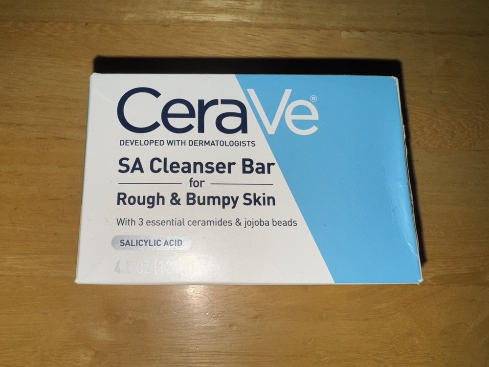 CeraVe SA Cleanser Bar for Rough and Bumpy Skin