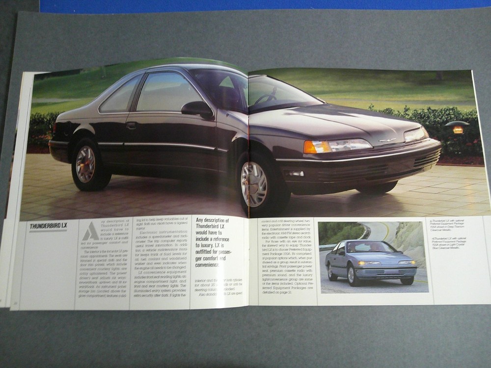 1990 Ford Thunderbird Sales Catalog