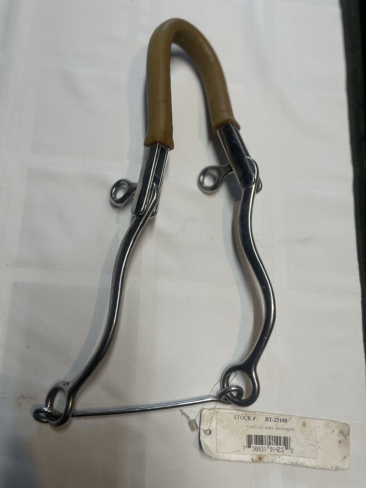Western Heritage Pony Hackamore W/ Rubber Bit.. NWT.