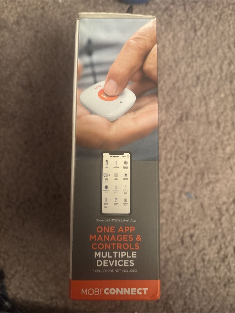 MOBI Smart Emergency Alert Button Personal Support System Brand New Sealed