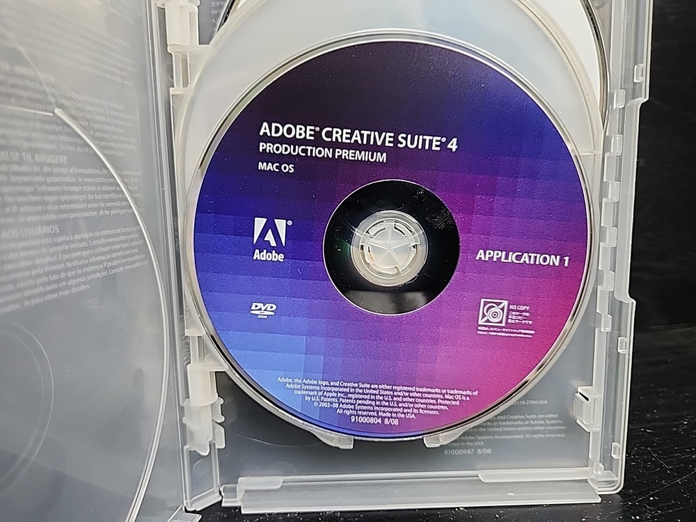 Adobe Creative Suite 4 Production Premium ~ Mac OS ~ Full Version with Serials